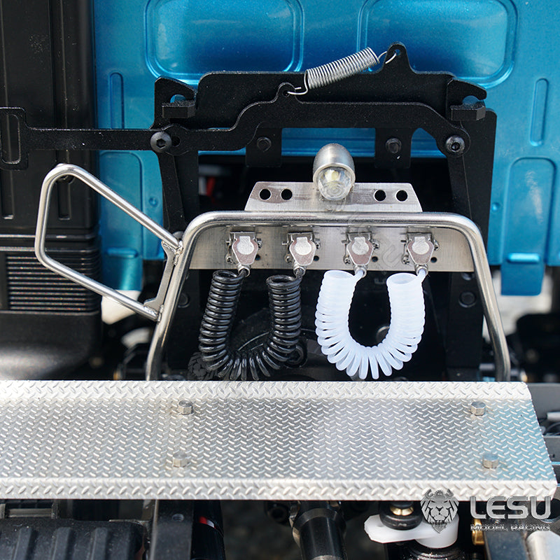 LESU Z0029 1/14 Metal 4x2 RC Tractor Truck with 2Speed Transmission Light Sound System for Construction Vehicle Enthusiast