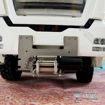 IN STOCK LESU 1/14 8*8 Metal Chassis MAN TGS Hydraulic Dumper Truck Light Sound ESC Model