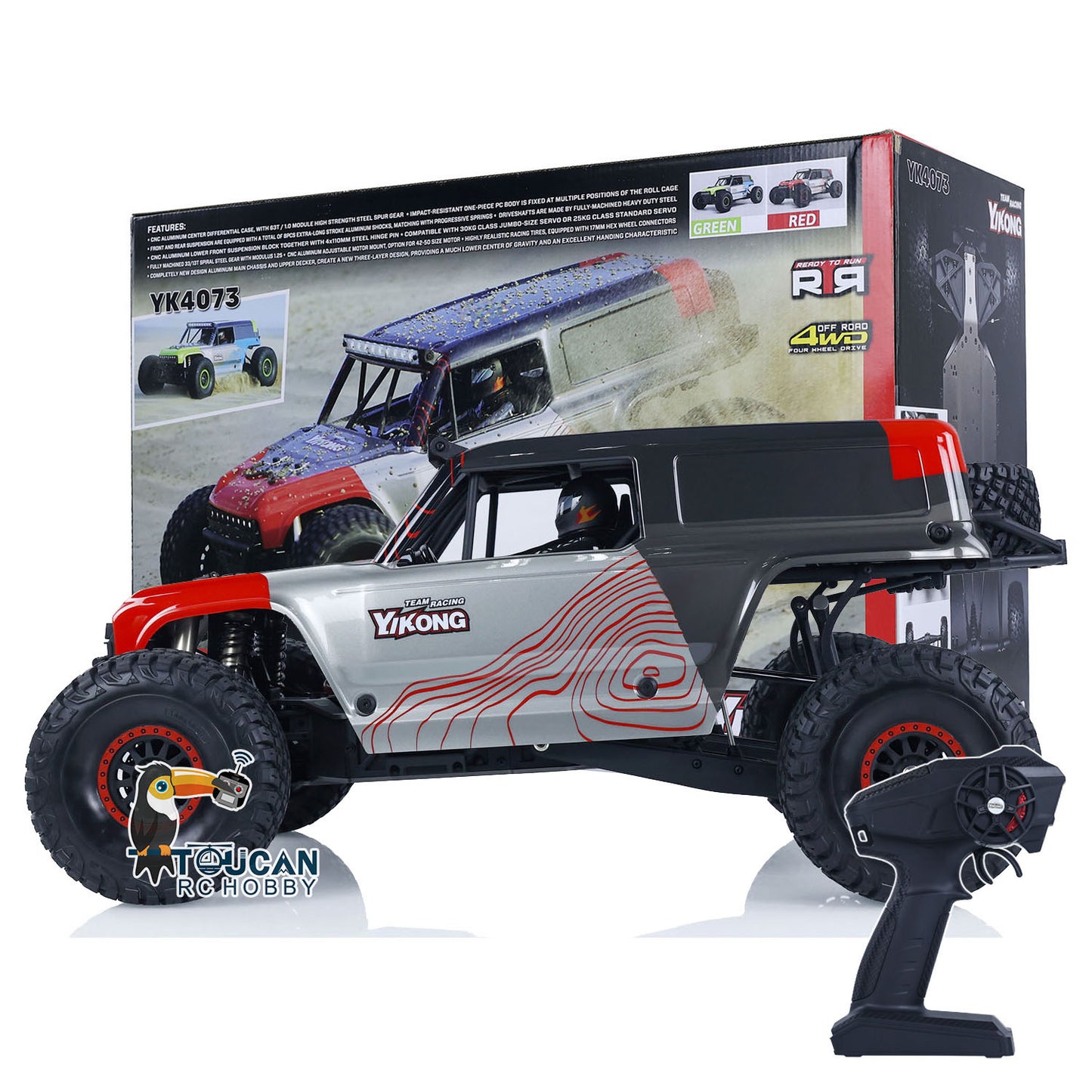 YIKONG YK4073 TB7 4X4 1/7 RC Geländewagen mit 4WD