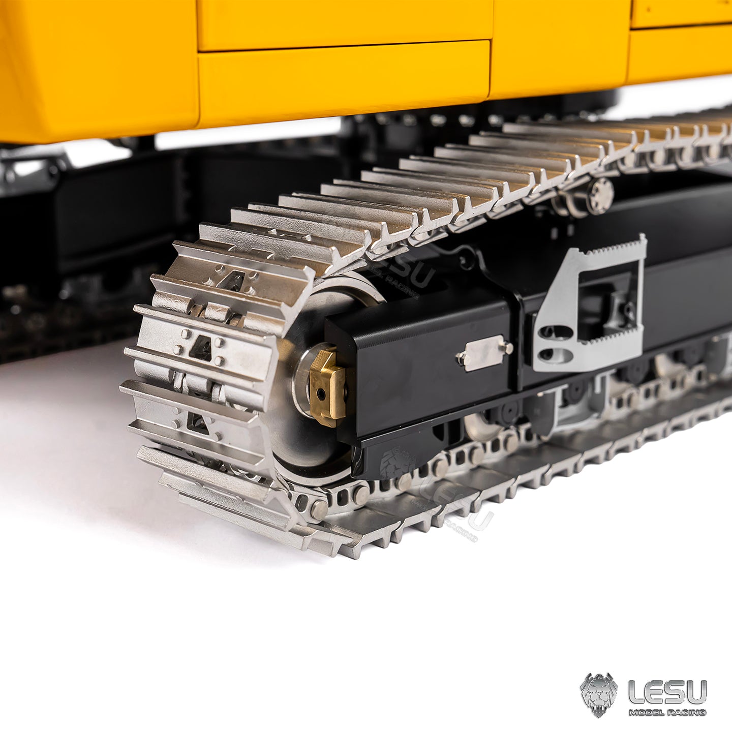 Metal LESU 1/14 RC Hydraulic Excavator 2 Arms LR956 Remote Control Digger Model 4MPA Dual Pumps Light 3S Battery PL18EV LITE