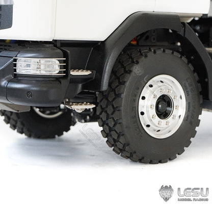 Metal 1/14 Scale LESU 6*6 Radio Controlled Hydraulic Dumper Truck 2Speed Gearbox Sound Light System Motor Servo ESC for Tipper