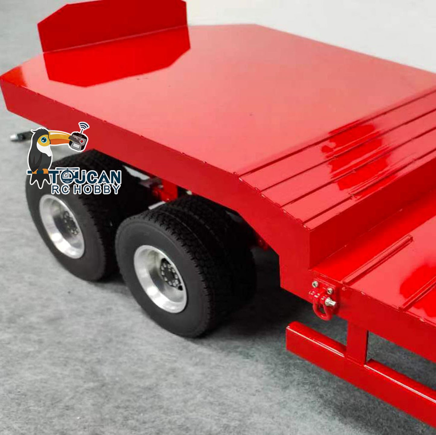 Metal 4-axle Full Trailer for 1/14 RC Tractor Truck