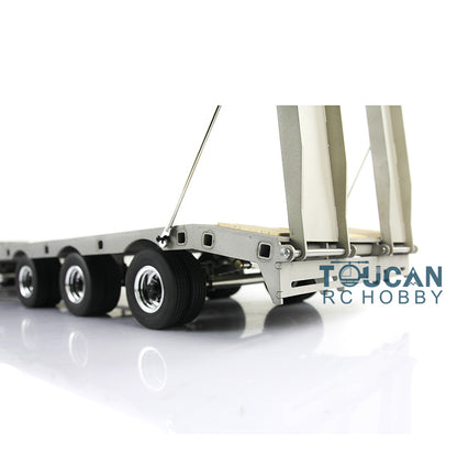 US STOCK Metal Trailer Plate 887.6*190*78MM for LESU TAMIYA 1/14 RC Truck Model Car