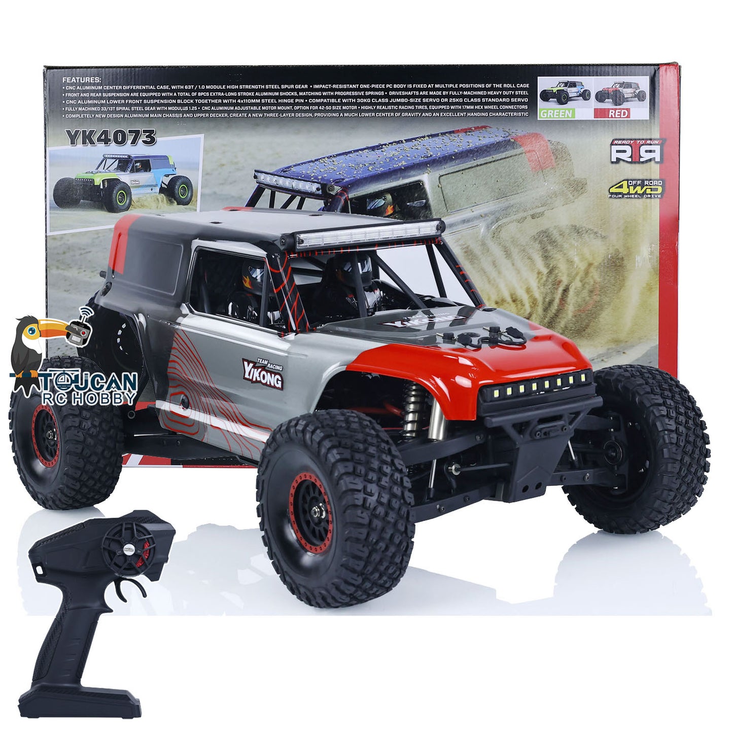 Voiture tout-terrain 4WD RC YIKONG YK4073 TB7 4X4 1/7 RC