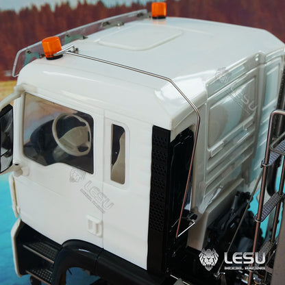 IN STOCK LESU 1/14 8*8 Metal Chassis MAN TGS Hydraulic Dumper Truck Light Sound ESC Model