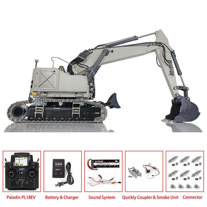 LESU 1/14 Aoue ET35 Metall RTR RC Hydraulische Lackiert Montiert Bagger B0006 Mit Schnell Abnehmbaren Stecker