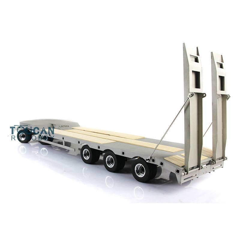 US STOCK Metal Trailer Plate 887.6*190*78MM for LESU TAMIYA 1/14 RC Truck Model Car