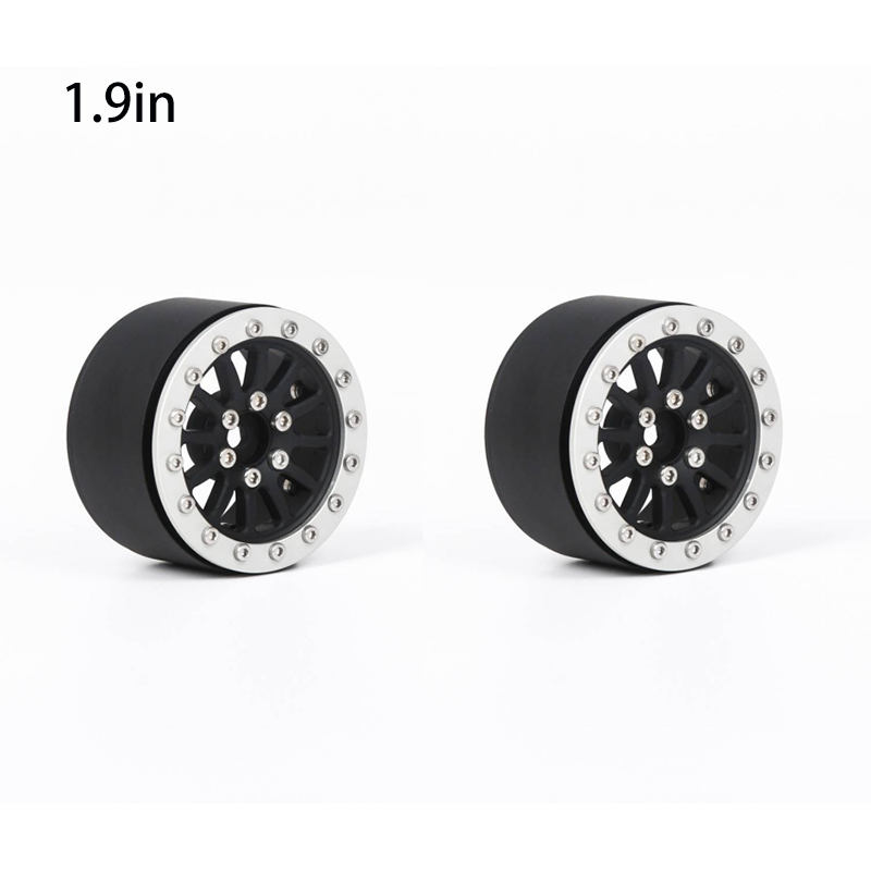 YIKONG Aluminum Alloy 1.9/2.2 Inch Wheel Hubs Tyres Tires for 1/10 RC Crawler Car Model Accessories