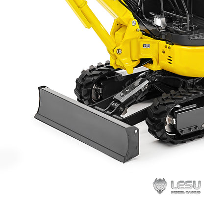 LESU 1/14 Mini RC Hydraulic Excavator PC30 Metal Radio Controlled Digger Model with 6CH Reversing Valves