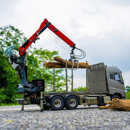 1/14 LESU Hydraulic RC Timber Crane Trailer RTR/KIT Ver