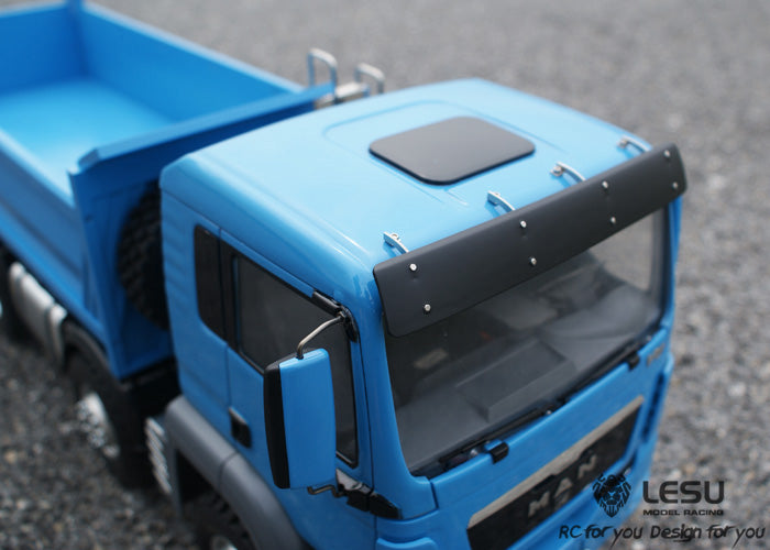 IN STOCK LESU MAN 8*8 Hydraulic RC Dumper Truck Bucket Model Motor ESC Servo 1/14 TAMIYA