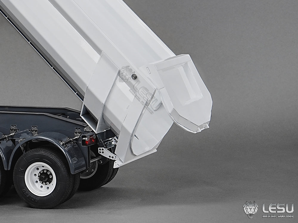 Metal LESU 3Axles 1/14 Hydraulic Dump Trailer for RC Tractor Truck DIY TAMIYA Radio Controlled Lorry Car 1851 3363 R470 770S