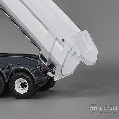 Metal LESU 3Axles 1/14 Hydraulic Dump Trailer for RC Tractor Truck DIY TAMIYA Radio Controlled Lorry Car 1851 3363 R470 770S