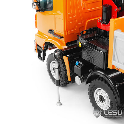 LESU 3348 1/14 RC Hydraulic Dump Truck 3-Ways 8X8 Remote Control Crane Tipper