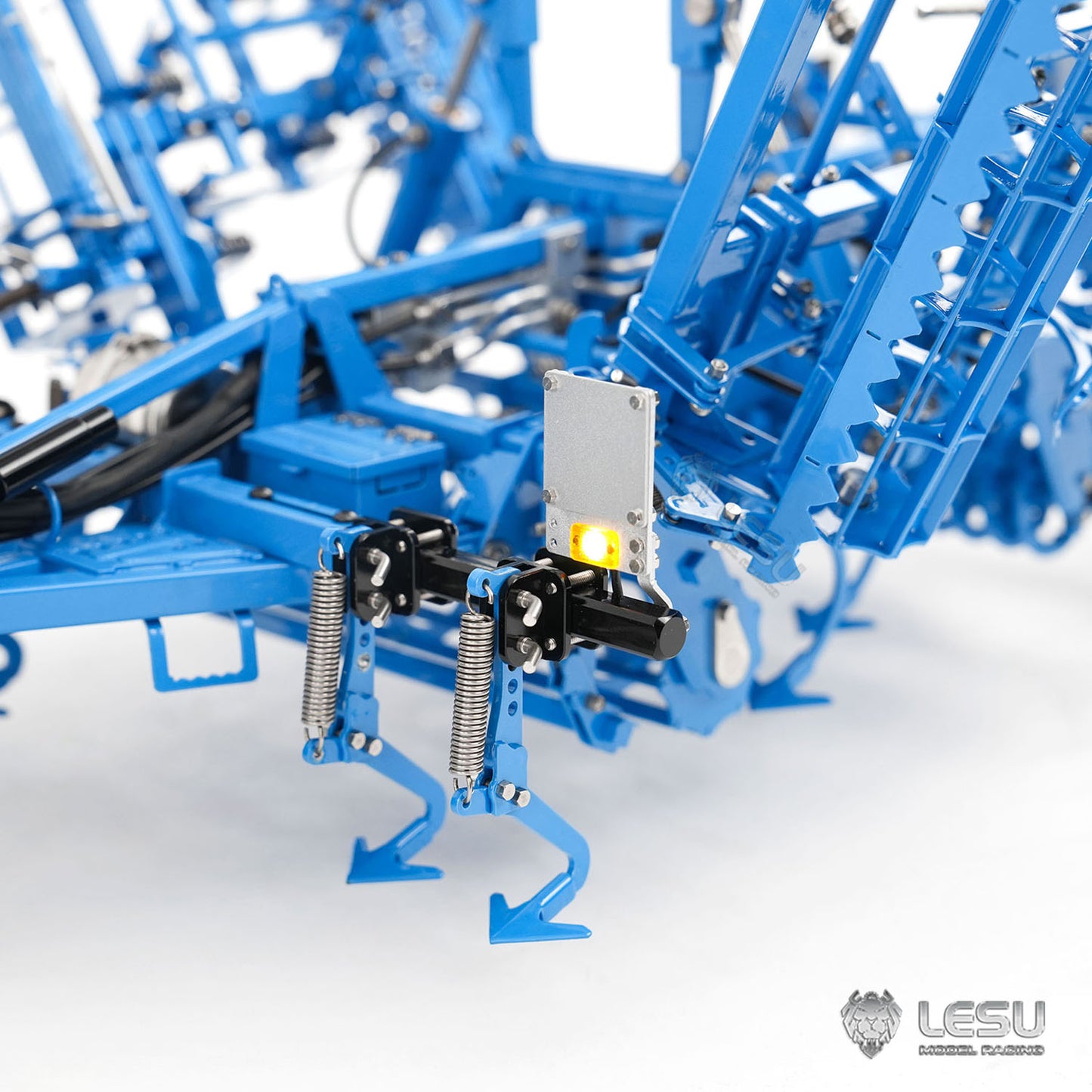 K500 Metal Seedbed Pre-sowing Soil Preparation Machine KIT for LESU 1/14 RC Hydraulic Agricultural Car Tractor AOUE 1050 Painted or Unpainted