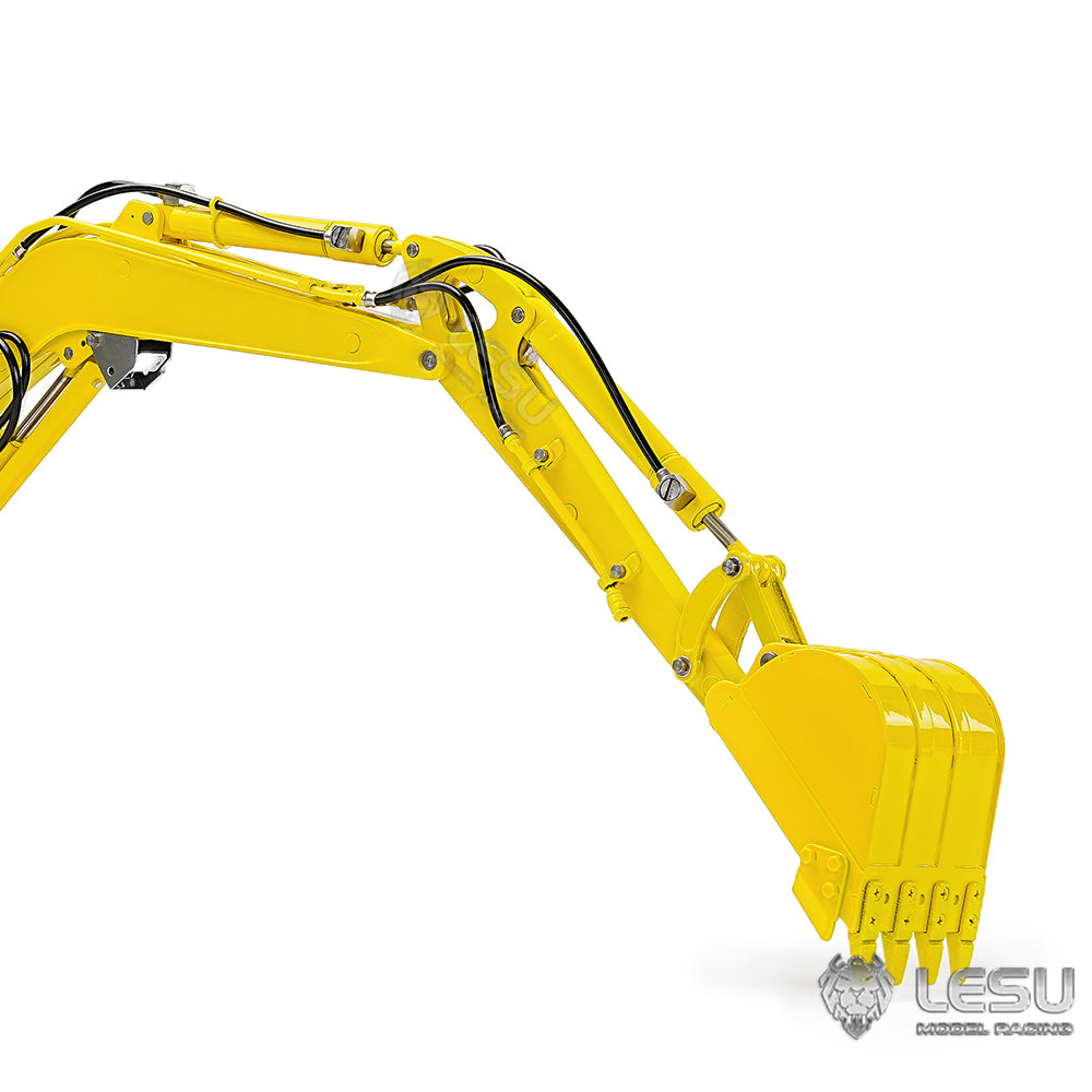 LESU 1/14 Mini RC Hydraulic Excavator PC30 Metal Radio Controlled Digger Model with 6CH Reversing Valves