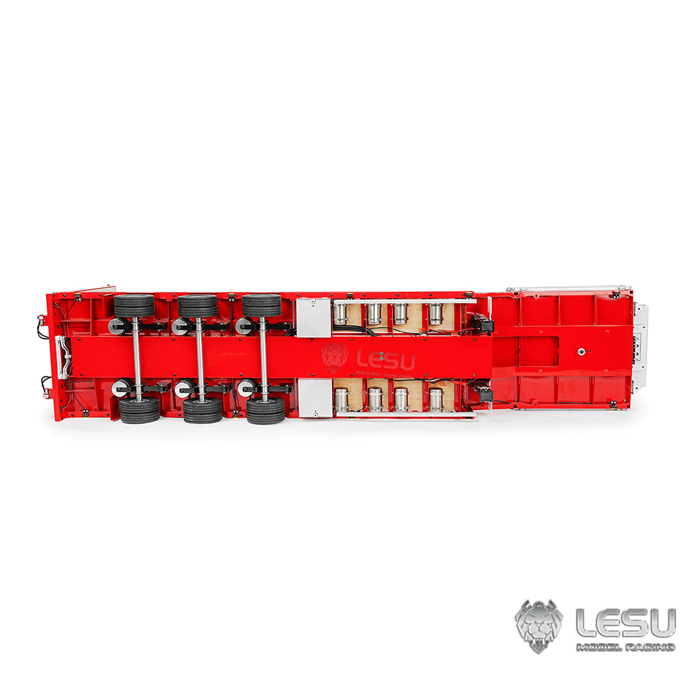 1/14 LESU Metal Trailer Hydraulic Lifting Tailboard Painted