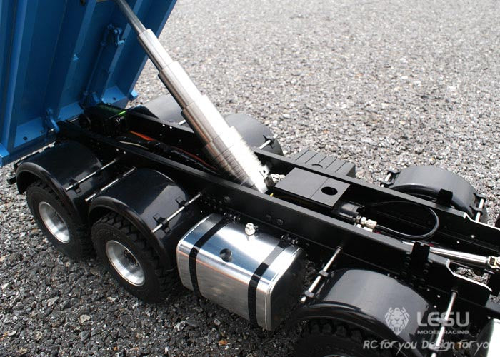 IN STOCK LESU MAN 8*8 Hydraulic RC Dumper Truck Bucket Model Motor ESC Servo 1/14 TAMIYA