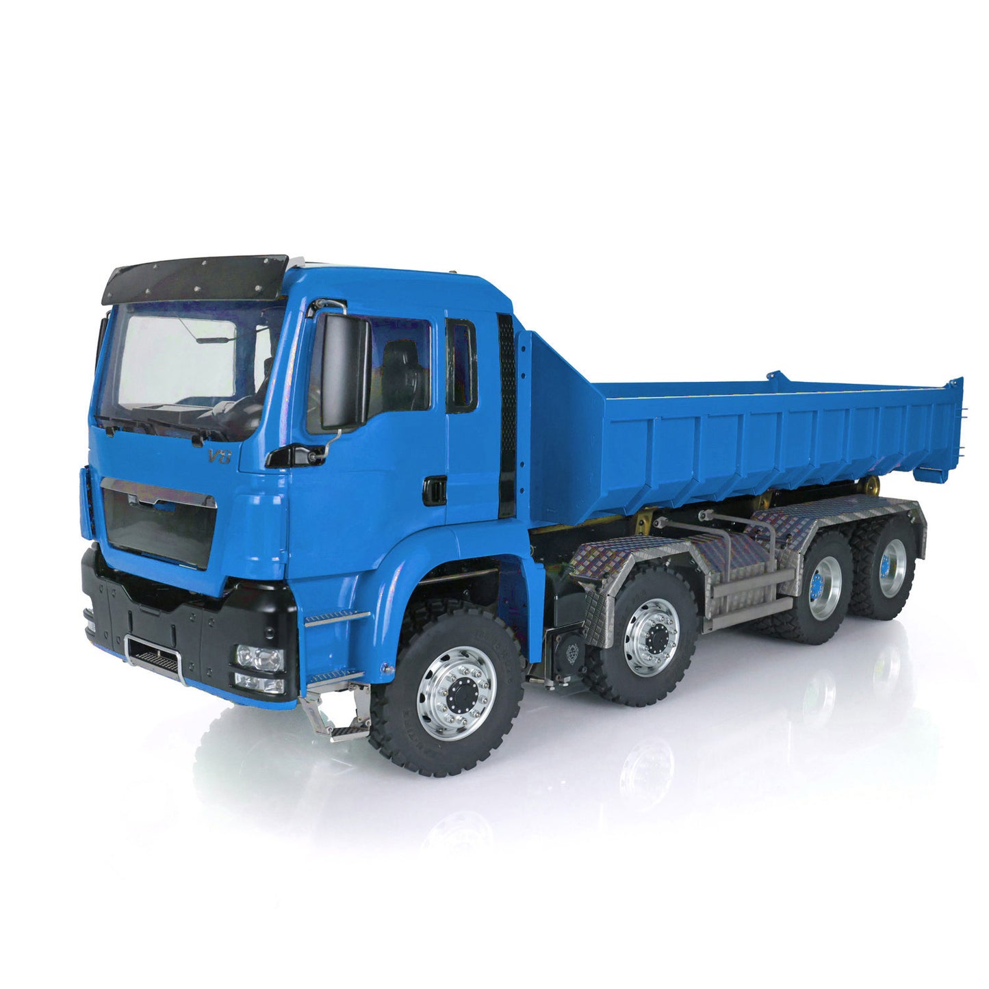 Camion à benne basculante hydraulique LESU RC 1/14 8x8 RTR
