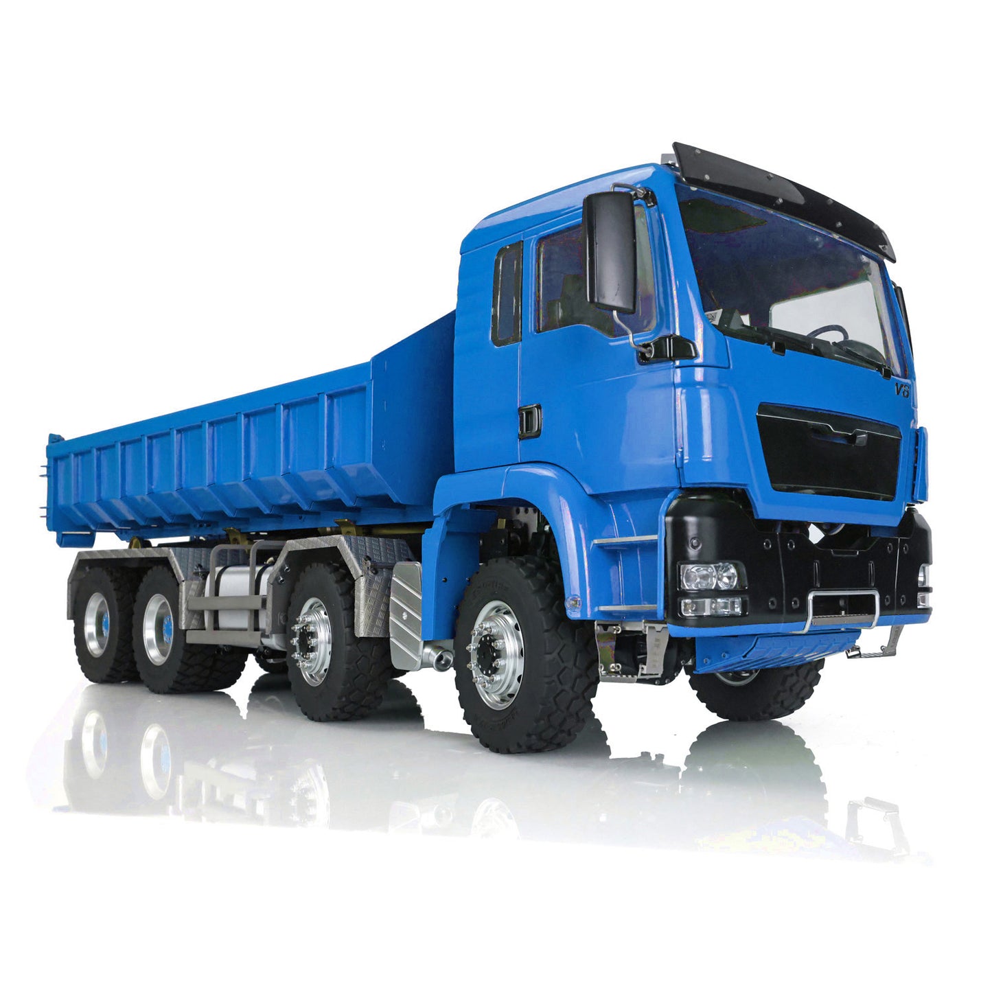 Camion à benne basculante hydraulique LESU RC 1/14 8x8 RTR