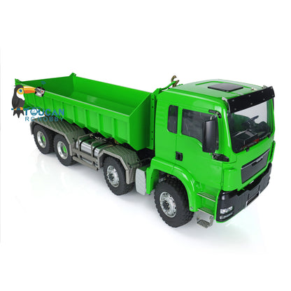 LESU 1/14 MAN TGS Painted Unassembled 8x8 Hydraulic RC Roll On/Off Dumper Truck Tipper 20160901