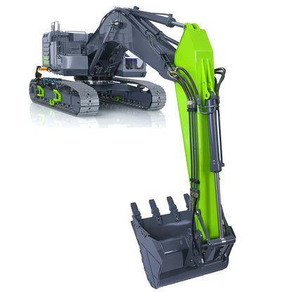 LESU Metal 1/14 RC Heavy Excavator C374F Remote Control Hydraulic Digger Flysky PL18EVLITE Battery Smoke 6CH Valve Quick Coupler RTR or PNP