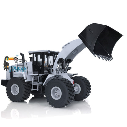 US STOCK Metal 1/14 Hydraulic RC Loader Model Electric Car ESC Motor Servo Lights Charger