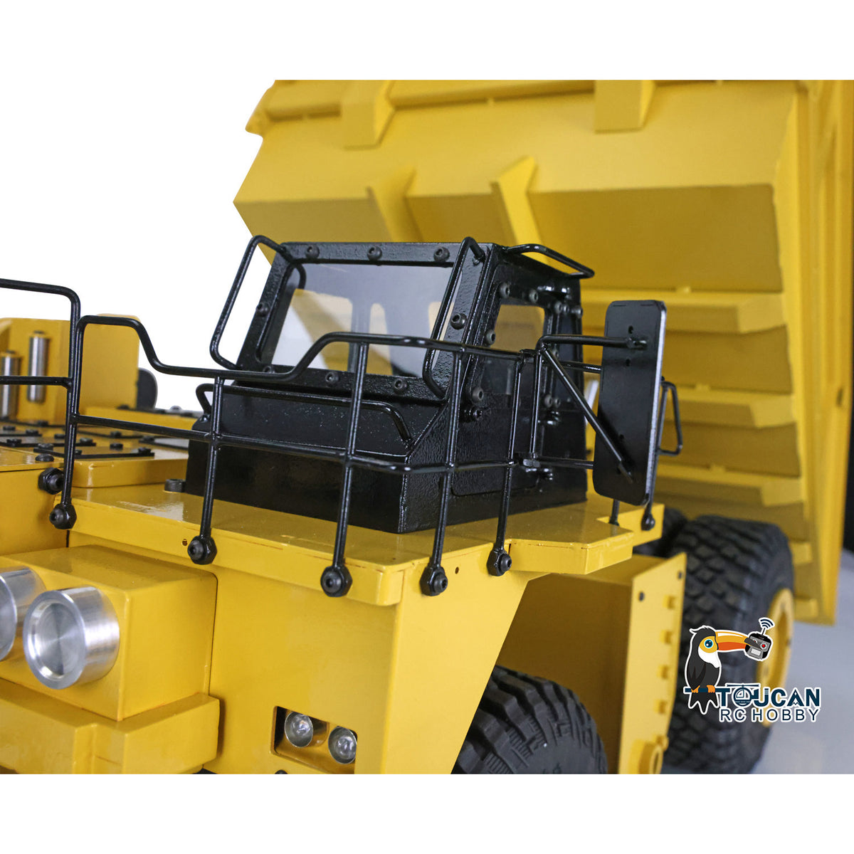 Metal 1/20 RC Hydraulic Mine Truck 793D Heavy Duty Remote Control Dumper RTR 2Speed Gearbox Flysky I6X Radio Light System