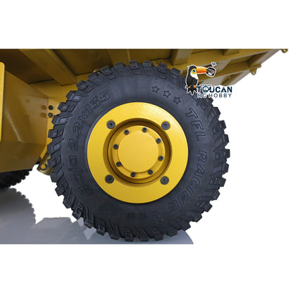 Metal 1/20 RC Hydraulic Mine Truck 793D Heavy Duty Remote Control Dumper RTR 2Speed Gearbox Flysky I6X Radio Light System