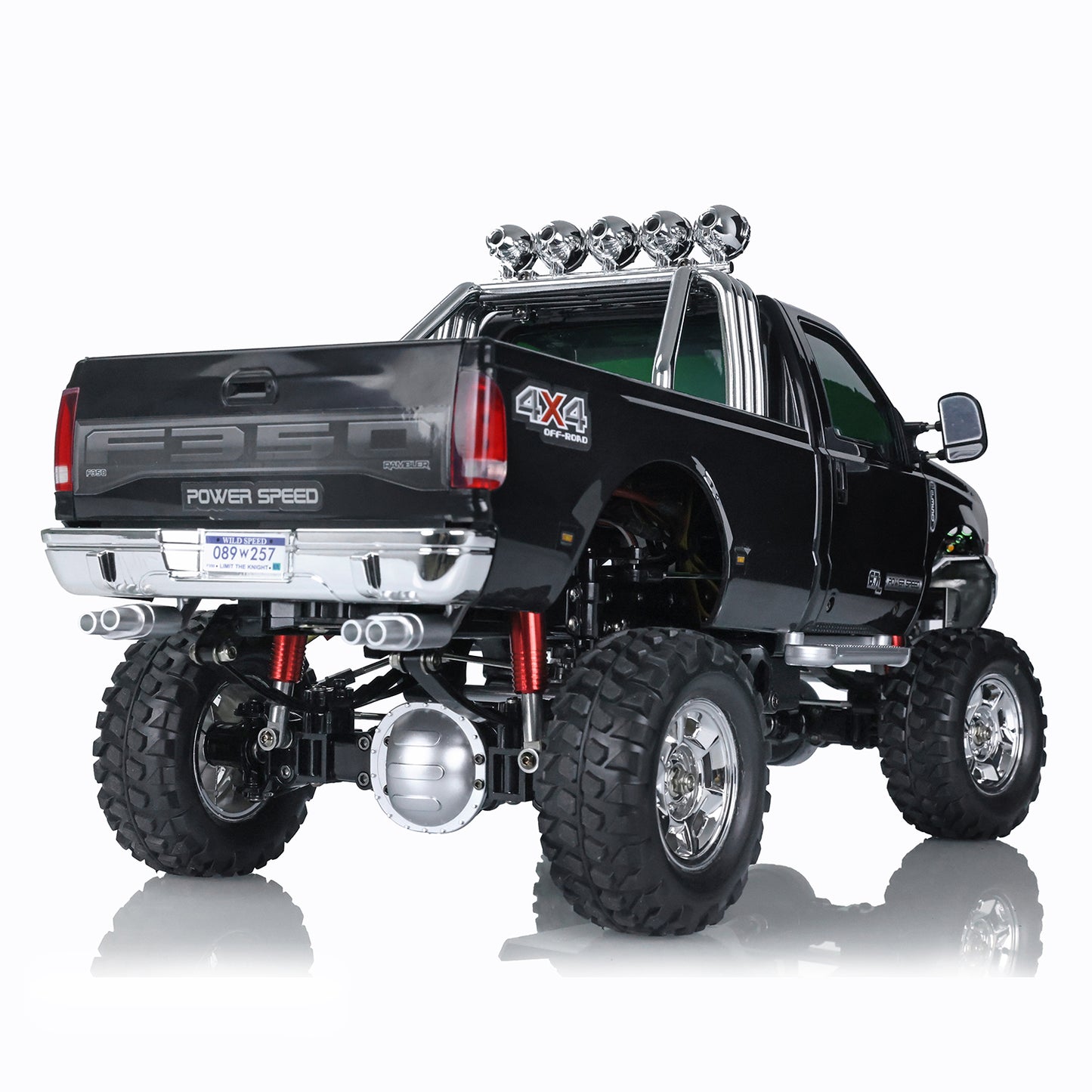US Stock 1/10 RC HG Pickup Truck P410 4*4 Rally Racing Crawler Car 2.4G Radio Motor ESC
