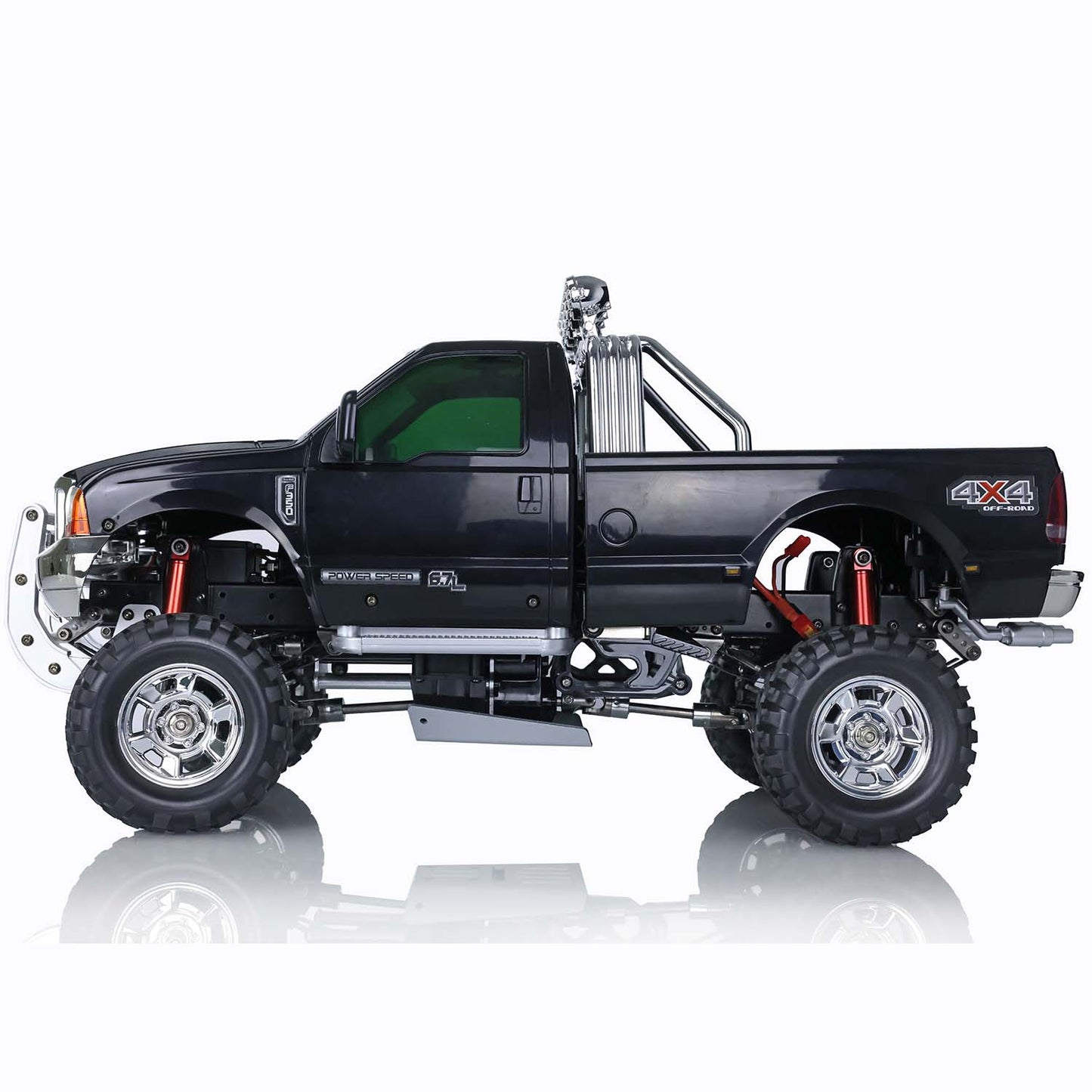 US Stock 1/10 RC HG Pickup Truck P410 4*4 Rally Racing Crawler Car 2.4G Radio Motor ESC