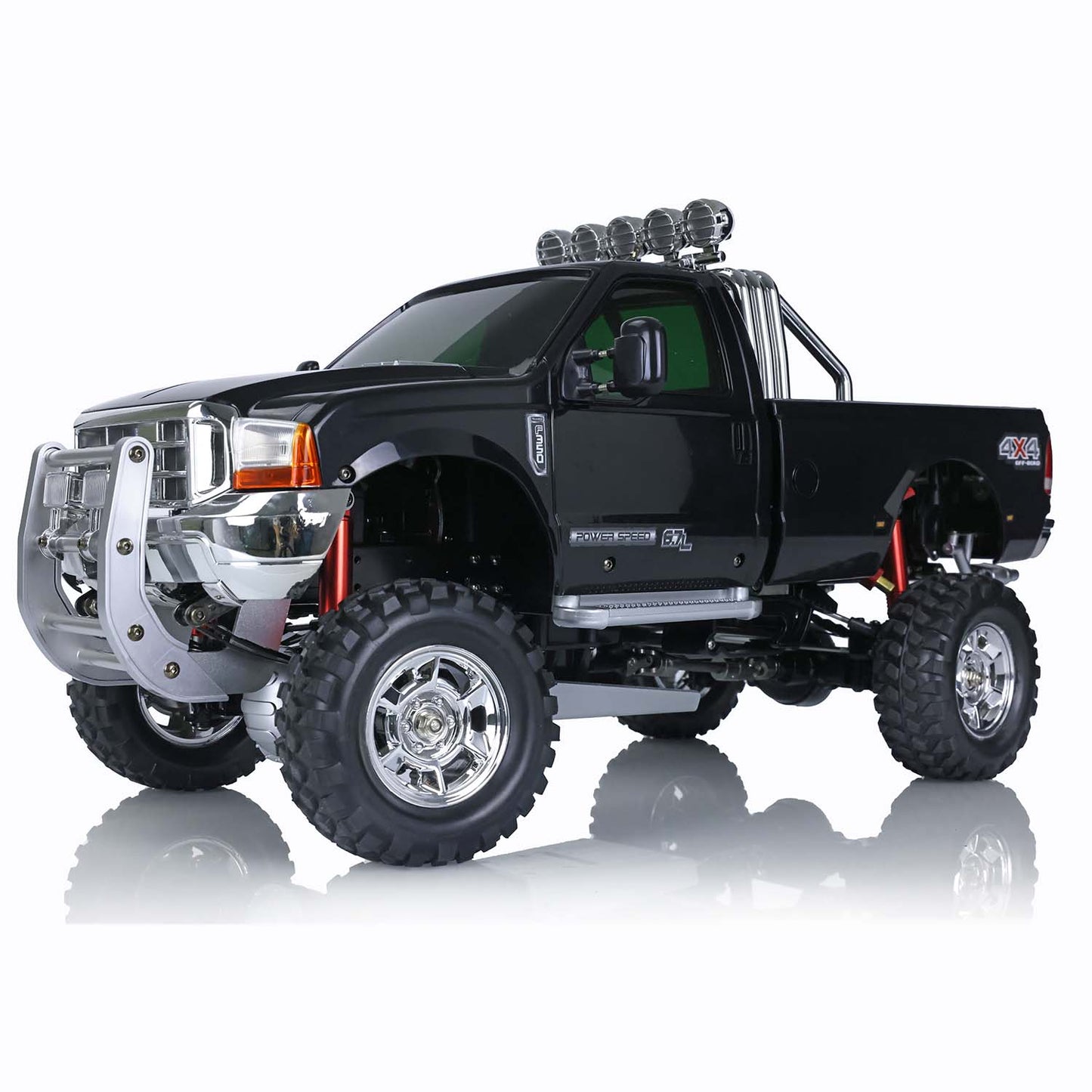 US Stock 1/10 RC HG Pickup Truck P410 4*4 Rally Racing Crawler Car 2.4G Radio Motor ESC