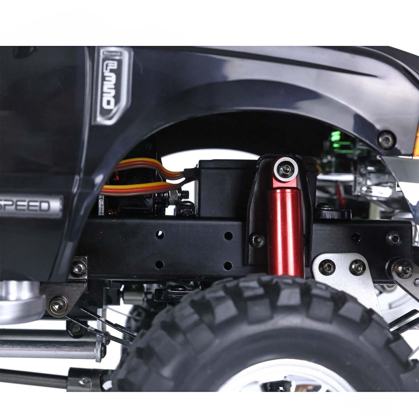 US Stock 1/10 RC HG Pickup Truck P410 4*4 Rally Racing Crawler Car 2.4G Radio Motor ESC