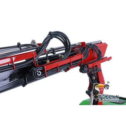 LESU 1/14 8x8 RC Roll on/off Hydraulic Truck Crane Dumper Tipper with Flysky PL18EV Remote Controller Sound Light System