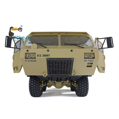 1/12 8x8 P802 lackiertes RC Militär-LKW-Auto