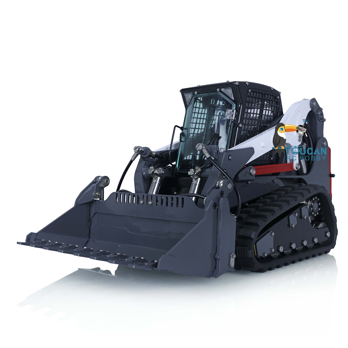 LESU 1/14 RC Metal Hydraulic Aoue LT5 Painted Unassembled Tracked Skid Steer Loader B0008