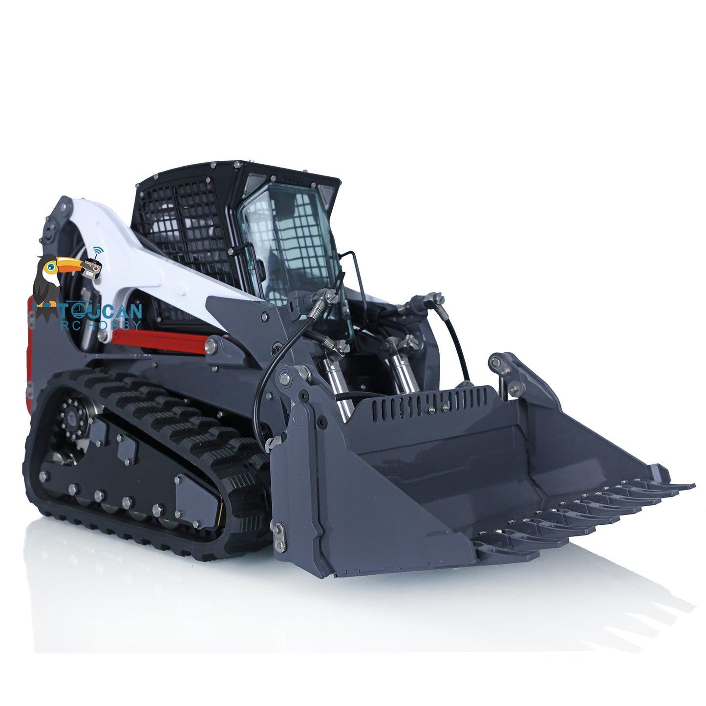 LESU 1/14 RC Metal Hydraulic Aoue LT5 Painted Unassembled Tracked Skid Steer Loader B0008