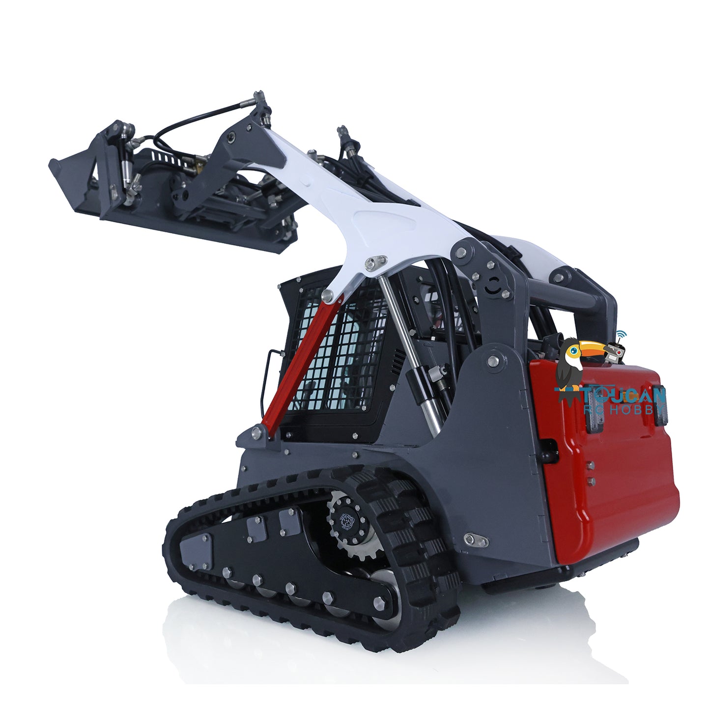 LESU 1/14 RC Metal Hydraulic Aoue LT5 Painted Assembled RTR Tracked Skid Steer Loader B0008