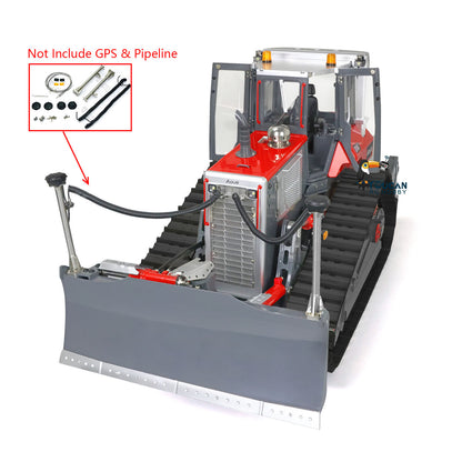 LESU 1/14 Aoue DT60 RC Bulldozer sur chenilles hydraulique