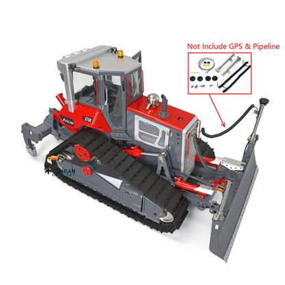 LESU 1/14 Aoue DT60 RC Bulldozer sur chenilles hydraulique