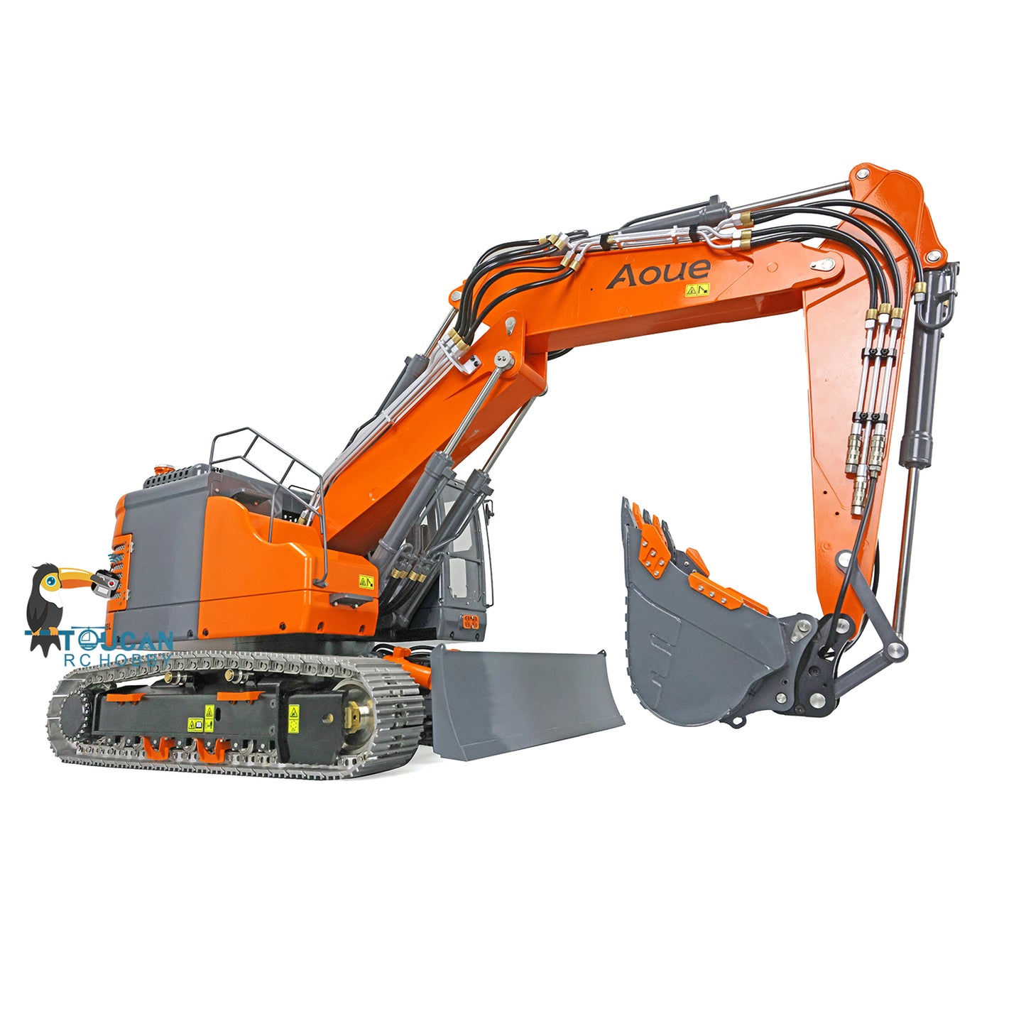 LESU 1/14 Aoue Metal ET26L Painted Assembled RTR Hydraulic Three-section RC Excavator B0012 With PL18EV Transmitter Smoke Function