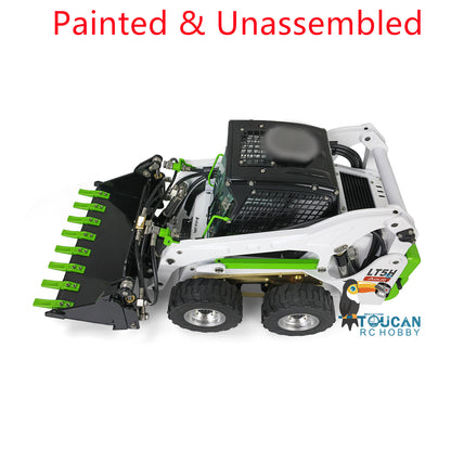 LESU 1/14 RC Metal Hydraulic Aoue LT5H Painted Unassembled Wheeled Skid Steer Loader A0008