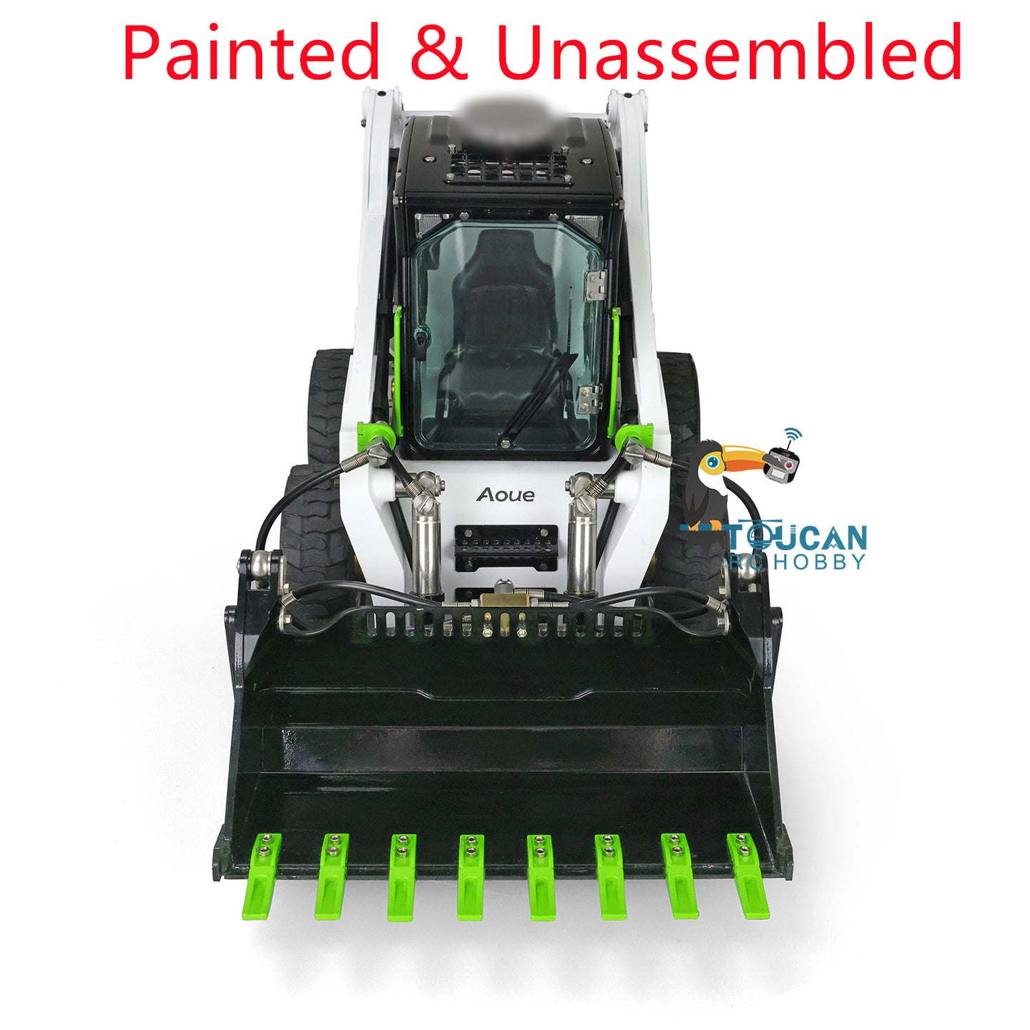 LESU 1/14 RC Metal Hydraulic Aoue LT5H Painted Unassembled Wheeled Skid Steer Loader A0008