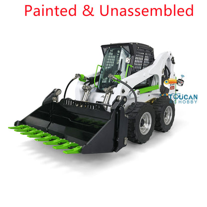 LESU 1/14 RC Metal Hydraulic Aoue LT5H Painted Unassembled Wheeled Skid Steer Loader A0008