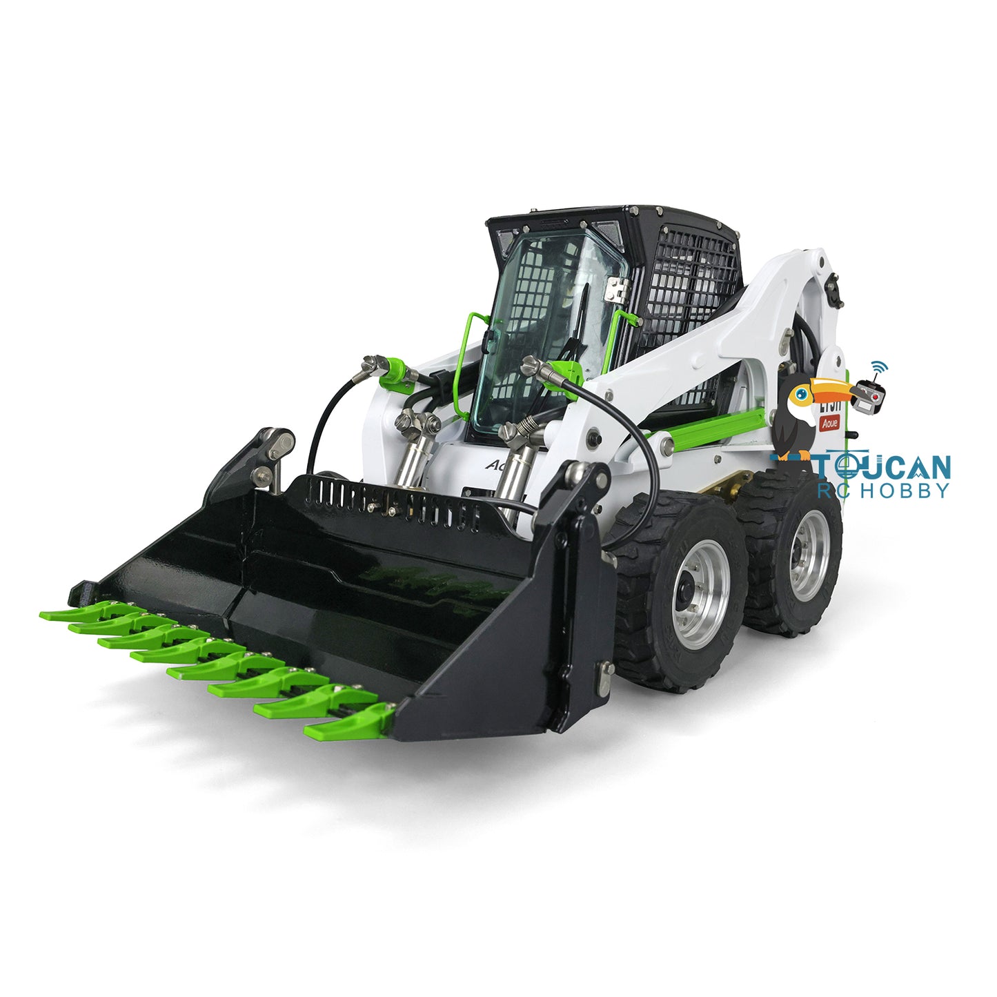 LESU 1/14 RC Metal Hydraulic Aoue LT5H Painted Assembled PNP Wheeled Skid Steer Loader A0008