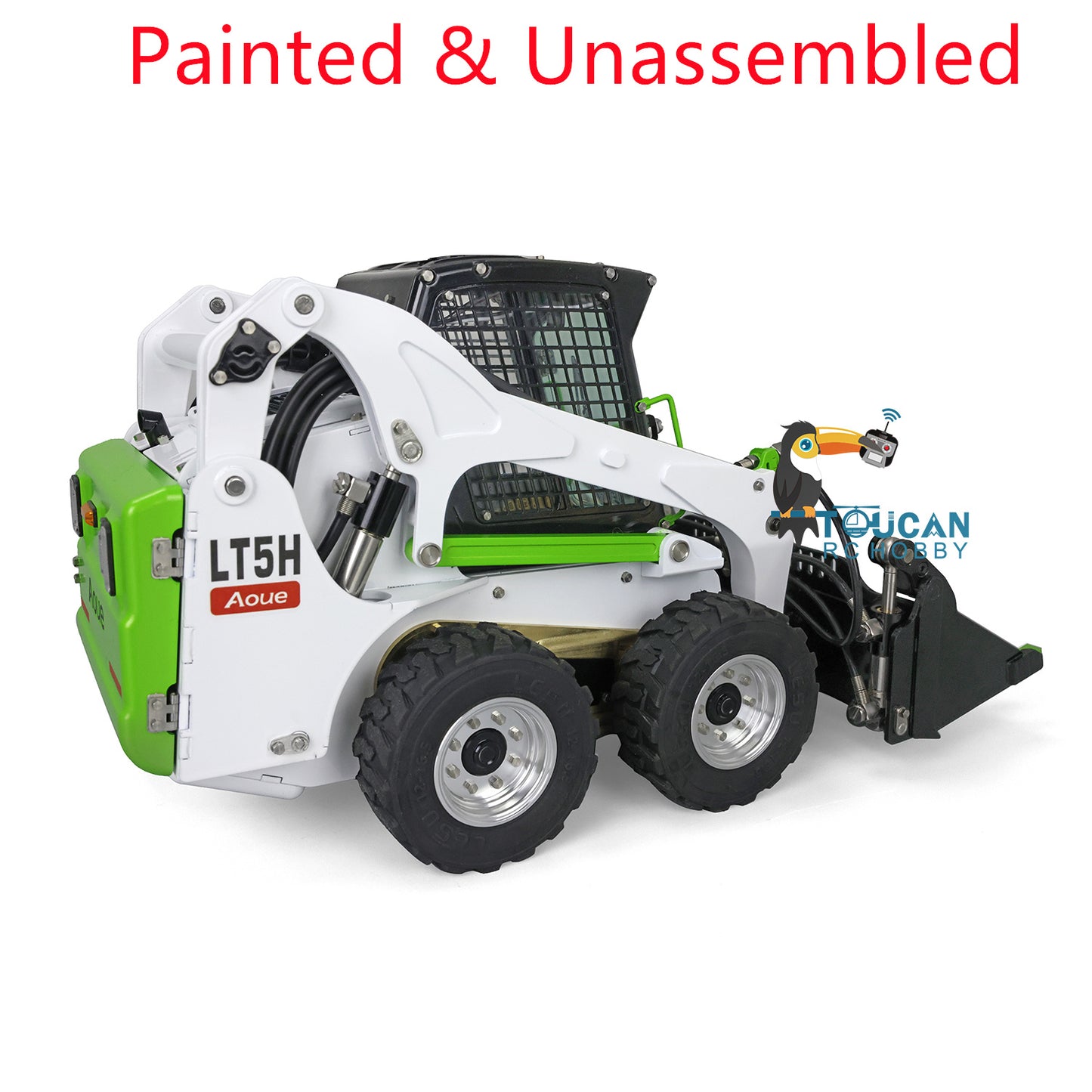 LESU 1/14 RC Metal Hydraulic Aoue LT5H Painted Unassembled Wheeled Skid Steer Loader A0008