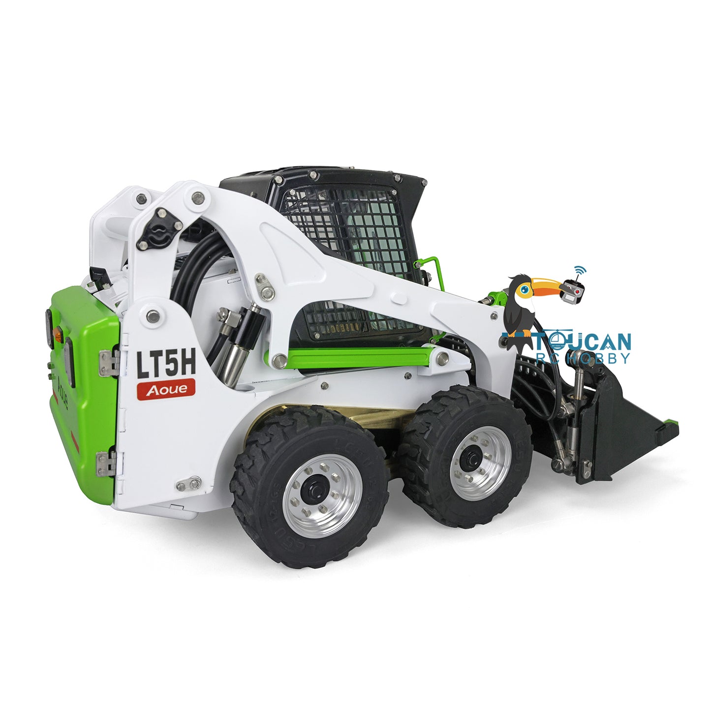 LESU 1/14 RC Métal Hydraulique Aoue LT5H Peint Assemblé PNP Chargeuse sur Pneus Skid Steer A0008