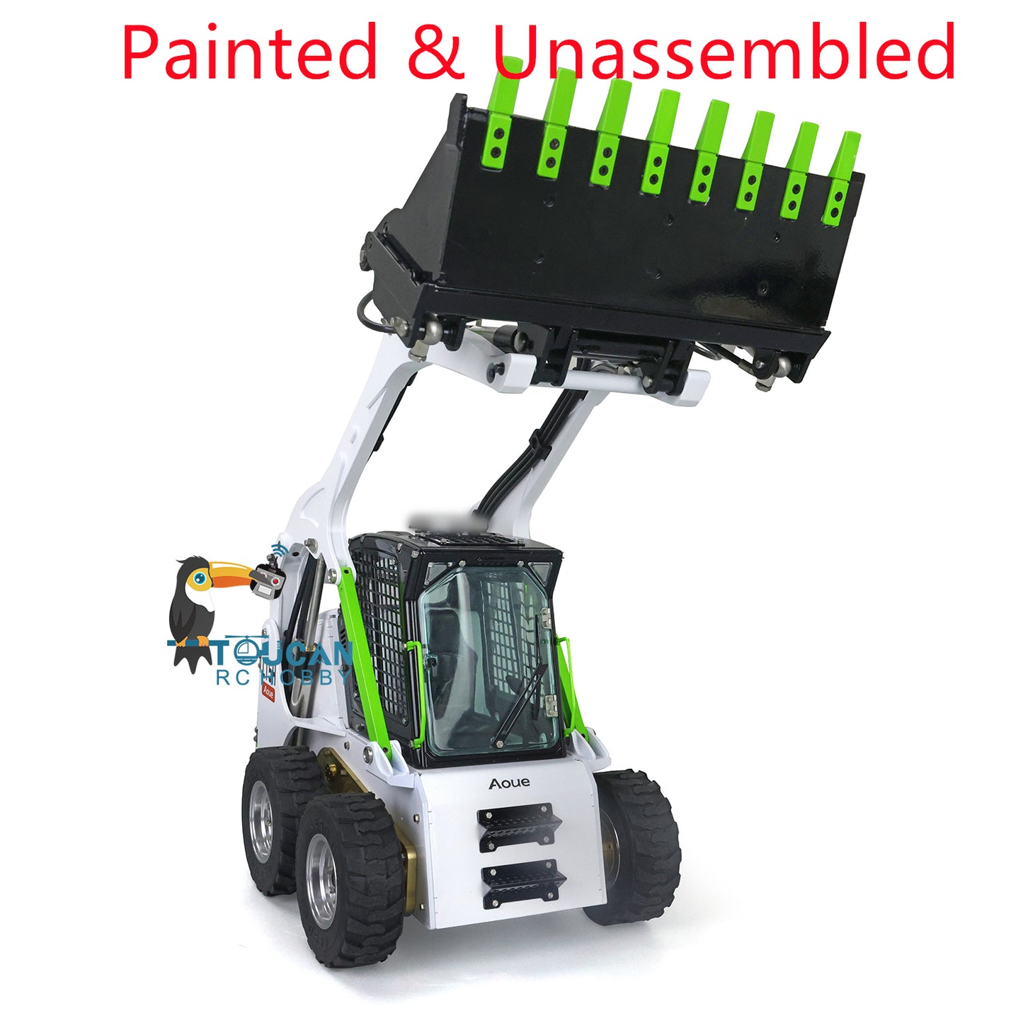 LESU 1/14 RC Metal Hydraulic Aoue LT5H Painted Unassembled Wheeled Skid Steer Loader A0008