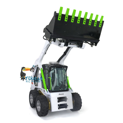 LESU 1/14 RC Metal Hydraulic Aoue LT5H Painted Assembled PNP Wheeled Skid Steer Loader A0008