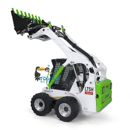 LESU 1/14 RC Metal Hydraulic Aoue LT5H Painted Assembled PNP Wheeled Skid Steer Loader A0008